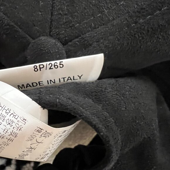 A-COLD-WALL* EMBROIDERED LOGO Back Label Tag SUEDE CAP - Picture 4 of 8